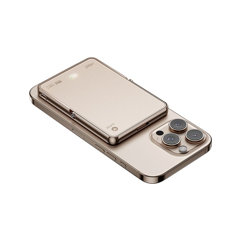 LITO LP03 5000mAh Qi2 15W Ultra AI 5in1 Mag Power Bank (MagSafe Compatible) - Desert Titanium