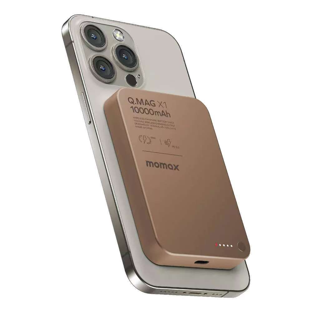 Momax Ultra Thin 20W Magsafe Wireless Titanium Power Bank 10000mAh