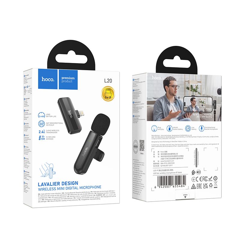 Hoco Wireless Microphone (Lightning Port)