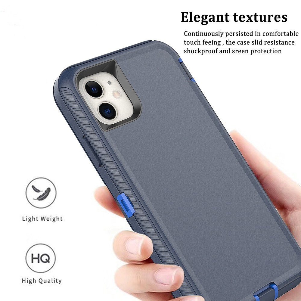 Shockproof Robot Armor Hard Plastic Case with Belt Clip for iPhone 11 Pro Max (6.5'')