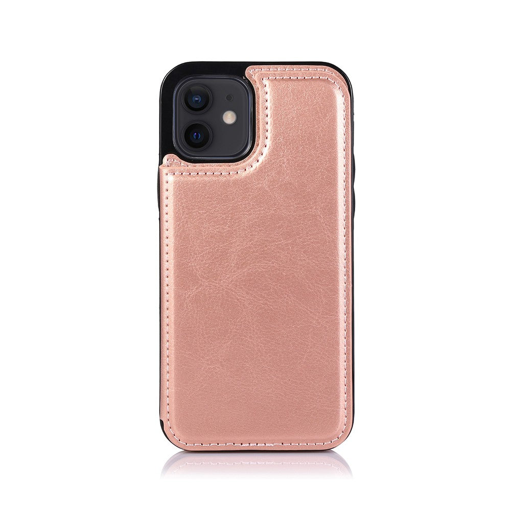 Back Flip Leather Wallet Cover Case for iPhone 12 mini (5.4'')