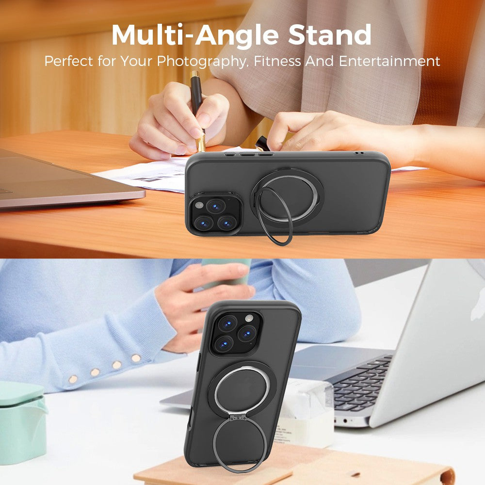 REDEFINE Multi-functional 360°Rotating Stand Case for iPhone 16 Plus