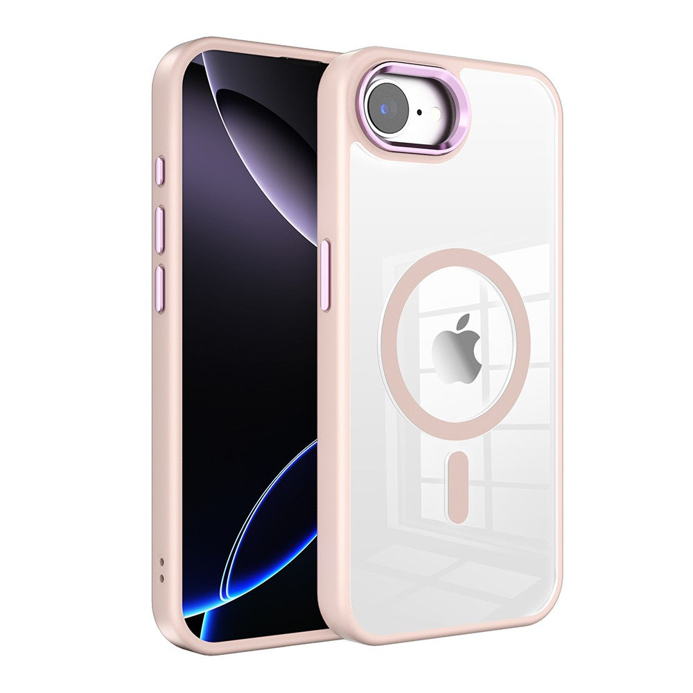 Redefine Metal Camera Lens Magnetic Transparent Magsafe Case for iPhone 16e