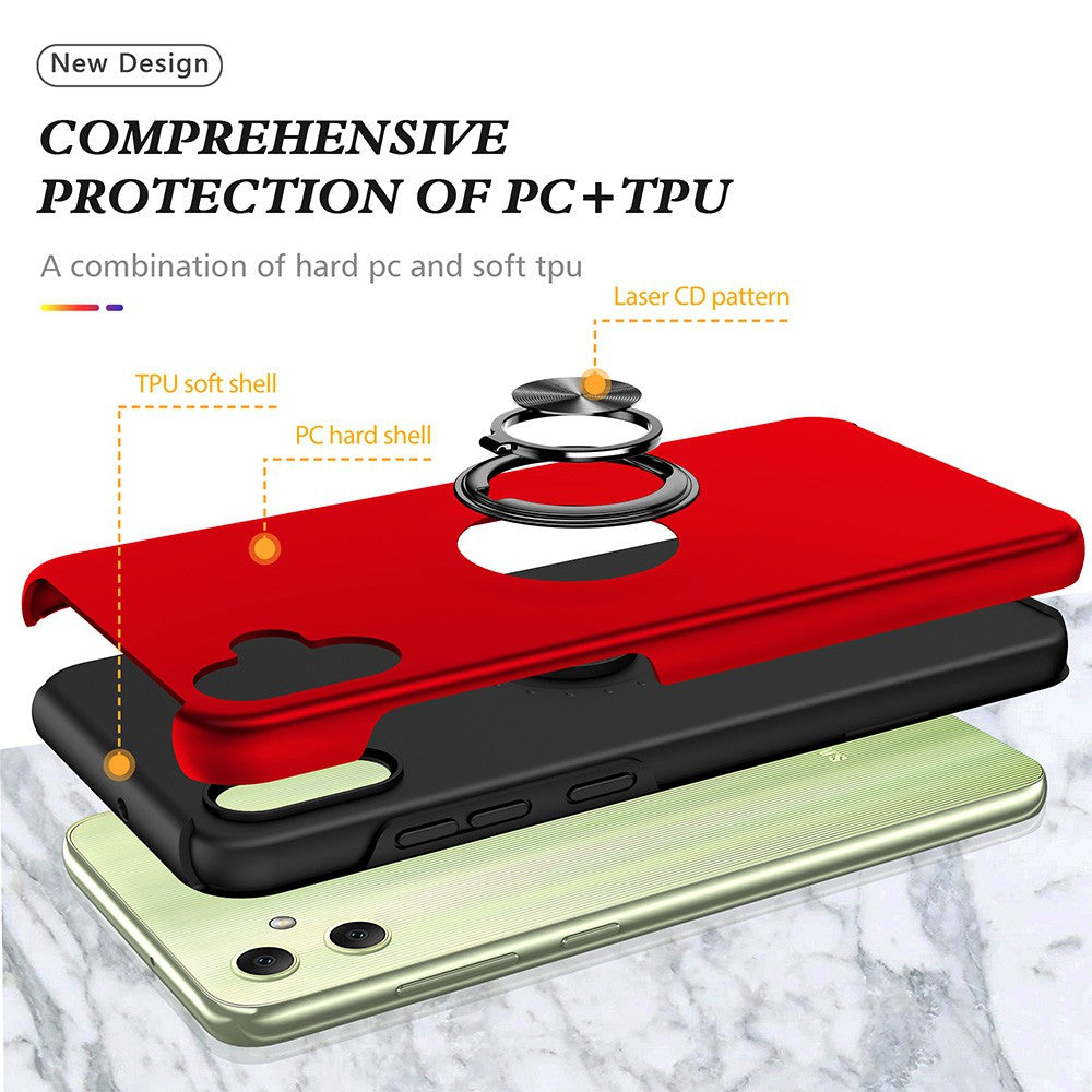Magnetic Ring Holder Shockproof Cover Case for Samsung Galaxy A05 A055