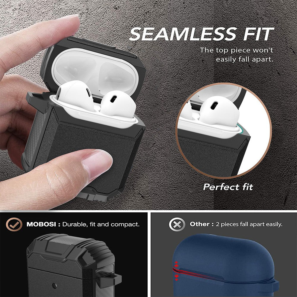 Shockproof Robot Armor Hard Plastic Case for AirPods 1st generation / 2nd generation