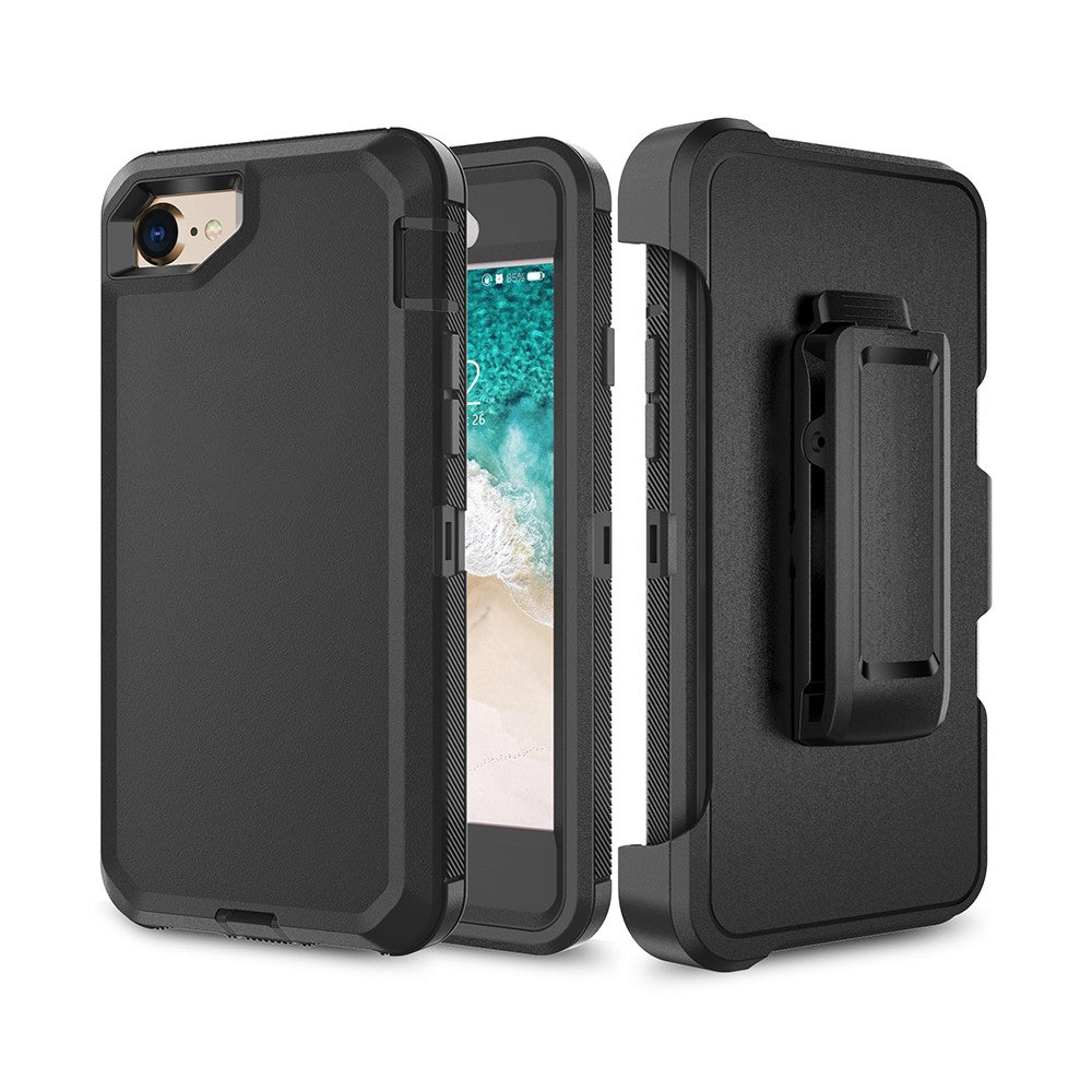 Shockproof Robot Armor Hard Plastic Case with Belt Clip for iPhone 6 / 6s / 7 / 8 / SE (2020) / SE (2022)