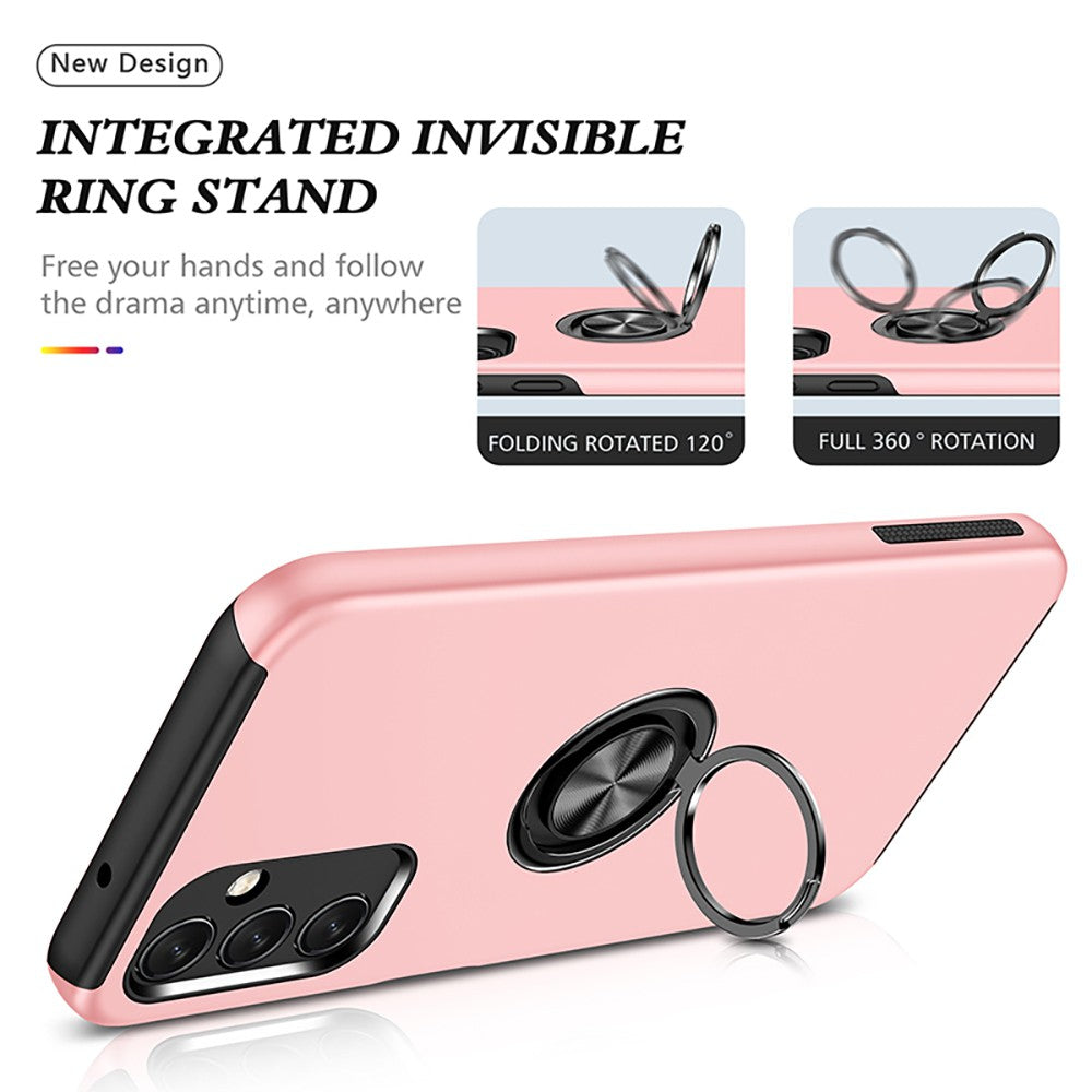 Magnetic Ring Holder Shockproof Cover Case for Samsung Galaxy A14 5G
