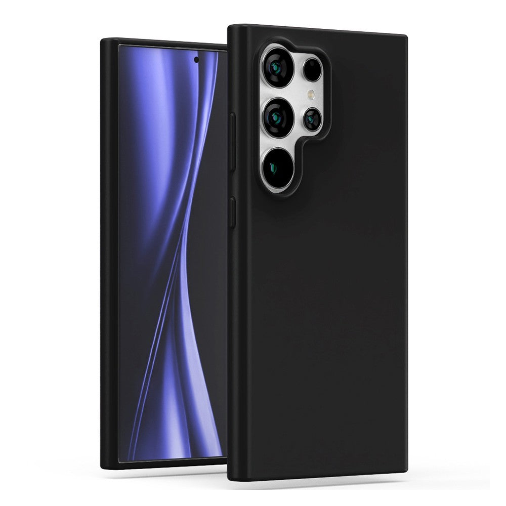 Mercury Soft Feeling Jelly Cover Case for Samsung Galaxy S25 Ultra-Black