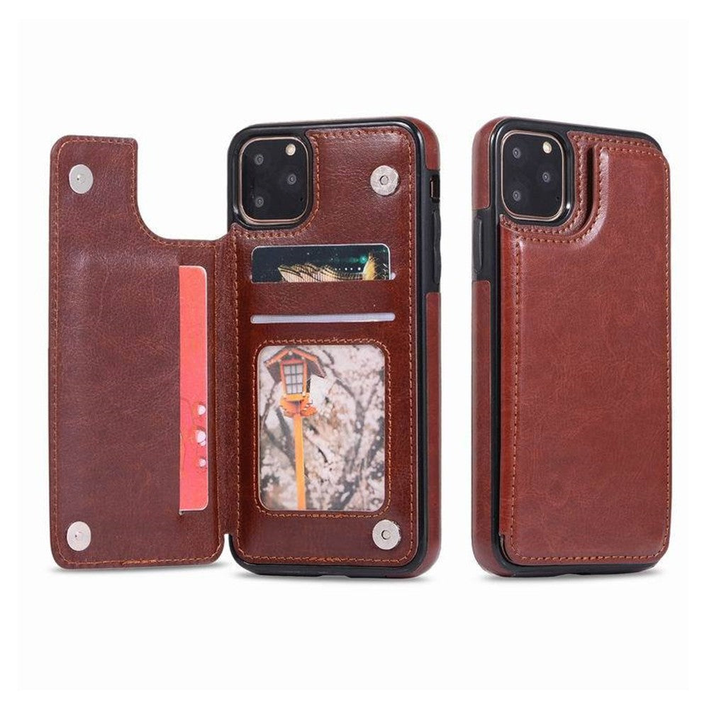 Back Flip Leather Wallet Cover Case for iPhone 11