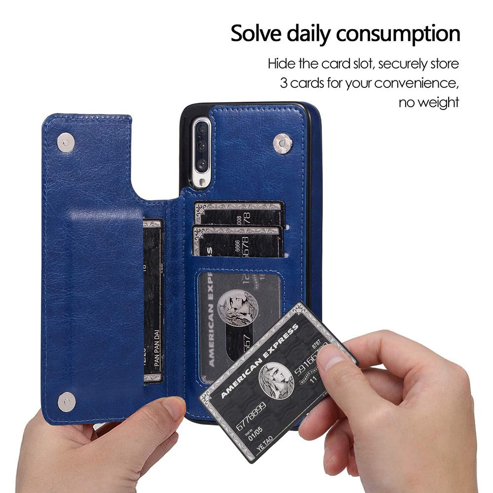 Back Flip Leather Wallet Cover Case for Samsung Galaxy A50 / A50s / A30s