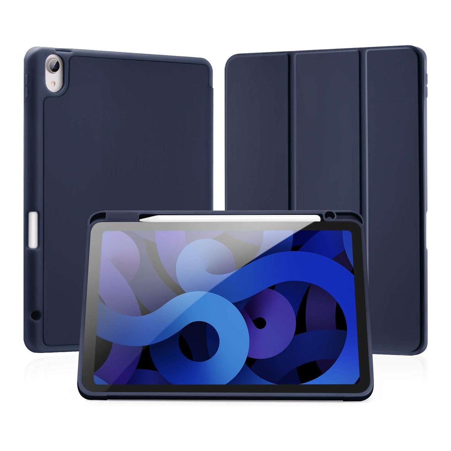 Soft TPU Back Shell Slim Cover Case with Auto Sleep / Wake for iPad Air (2020) / Air (2022) / Air 11 (2024) / Air 11 (2025)