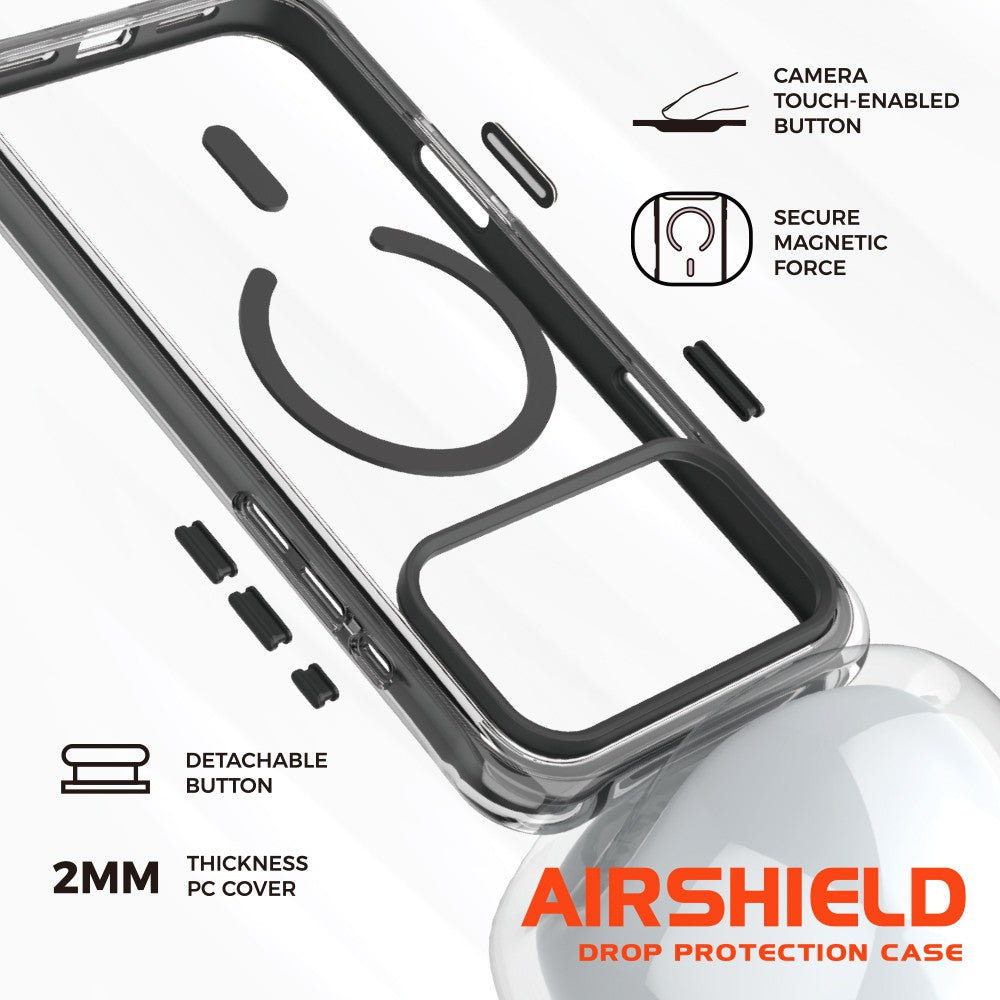 REDEFINE Airshield Drop Protection Transparent Case Cover for iPhone 17 Pro Max