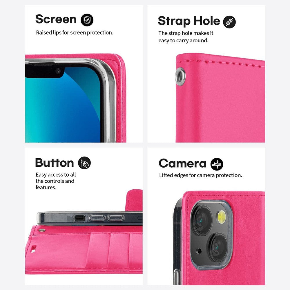 Mercury Bluemoon Diary Case for iPhone 15