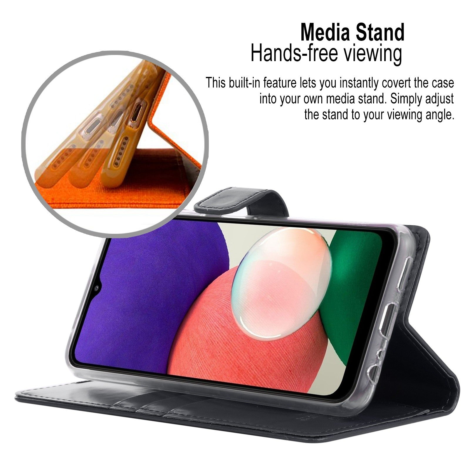 Mercury Blue Moon Diary Cover Case for Samsung Galaxy A22 5G