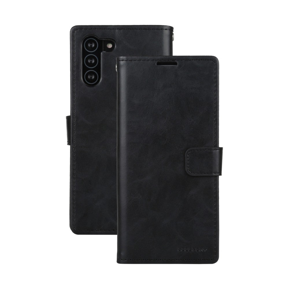 Mercury Blue Moon Diary Cover Case for Samsung Galaxy S21 Plus