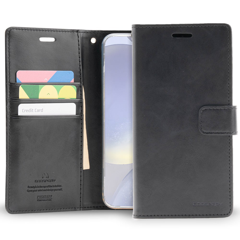 Mercury Blue Moon Diary Cover Case for Samsung Galaxy S24