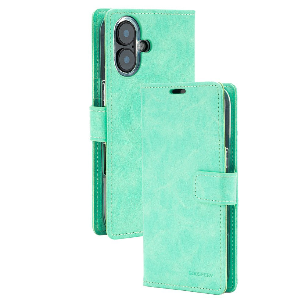 Mercury Blue Moon Diary Magsafe Case for iPhone 17