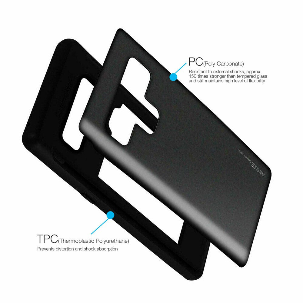 Mercury Sky Slide Bumper Cover Case for Samsung Galaxy Note 8