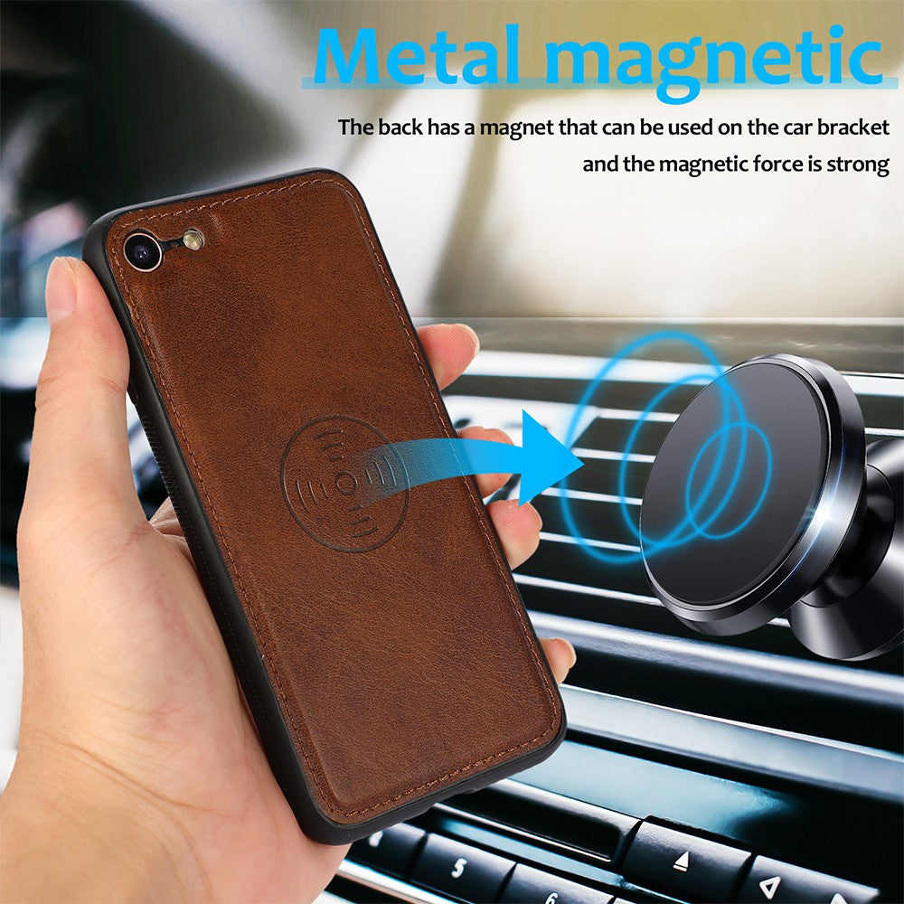 Magnetic Split PU Leather Flip Wallet Cover Case for iPhone 7 / 8 / SE (2020) / SE (2022)