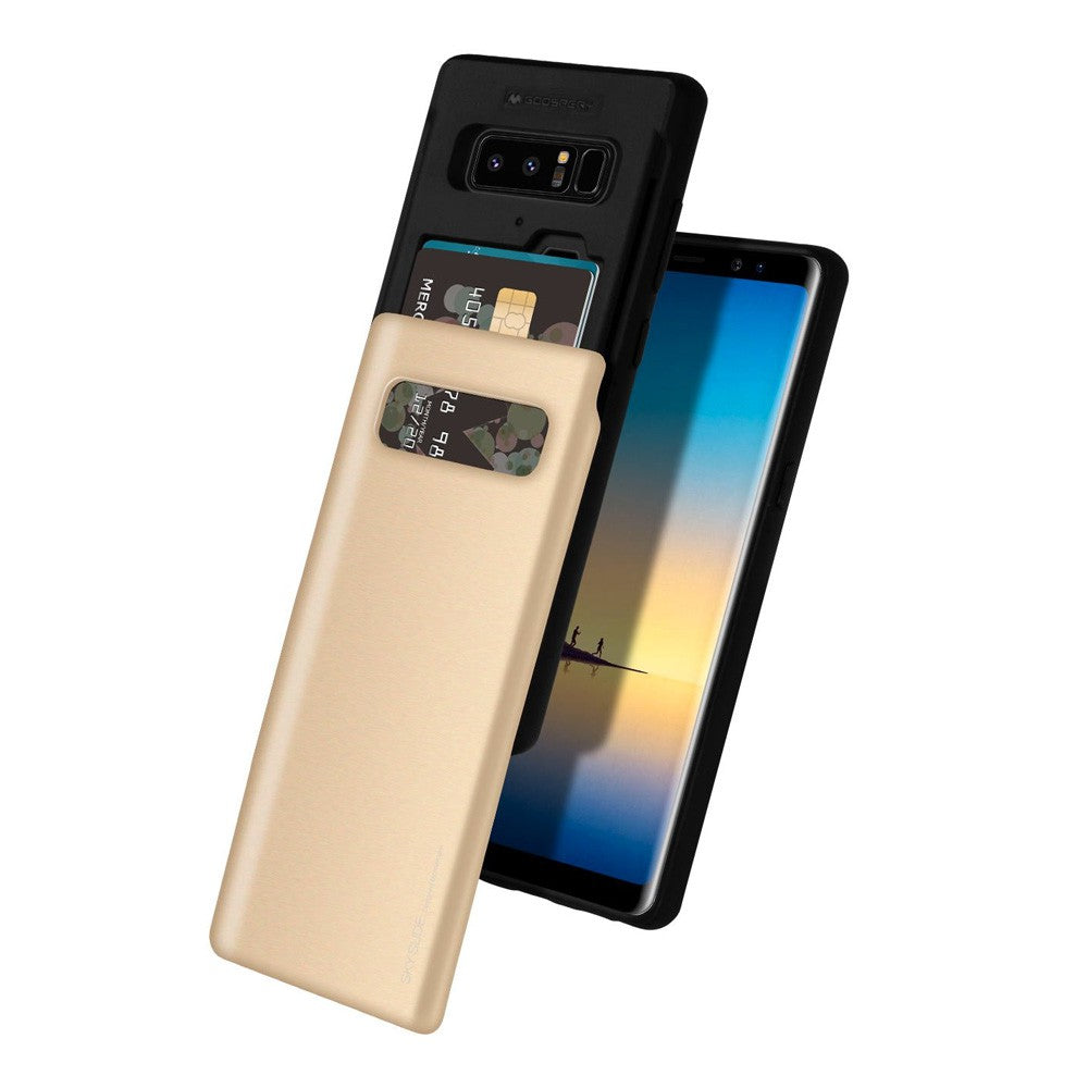 Mercury Sky Slide Bumper Cover Case for Samsung Galaxy Note 8