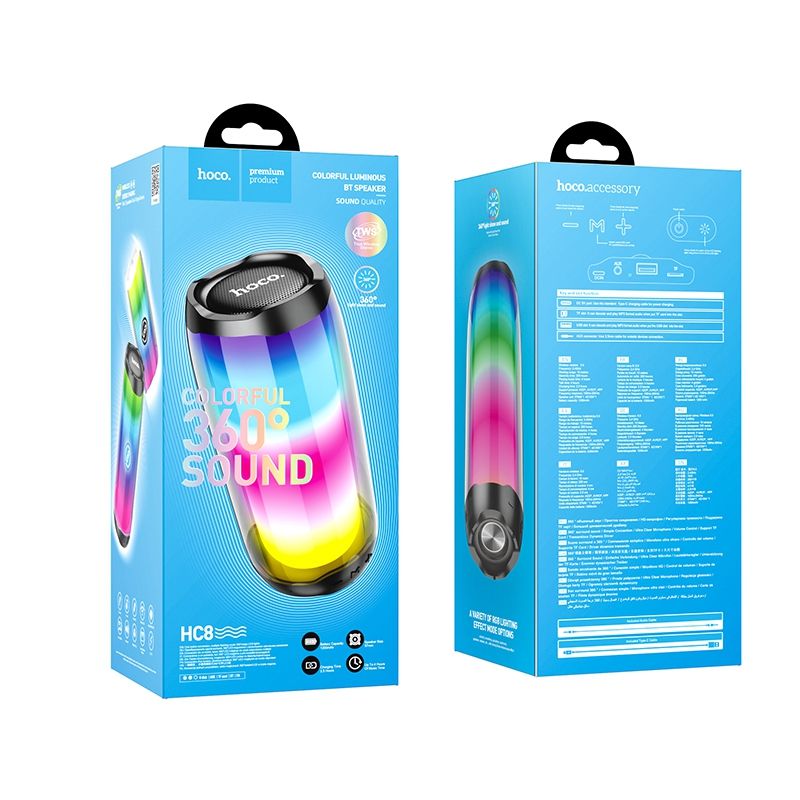HOCO HC8 Luminous Bluetooth Speaker
