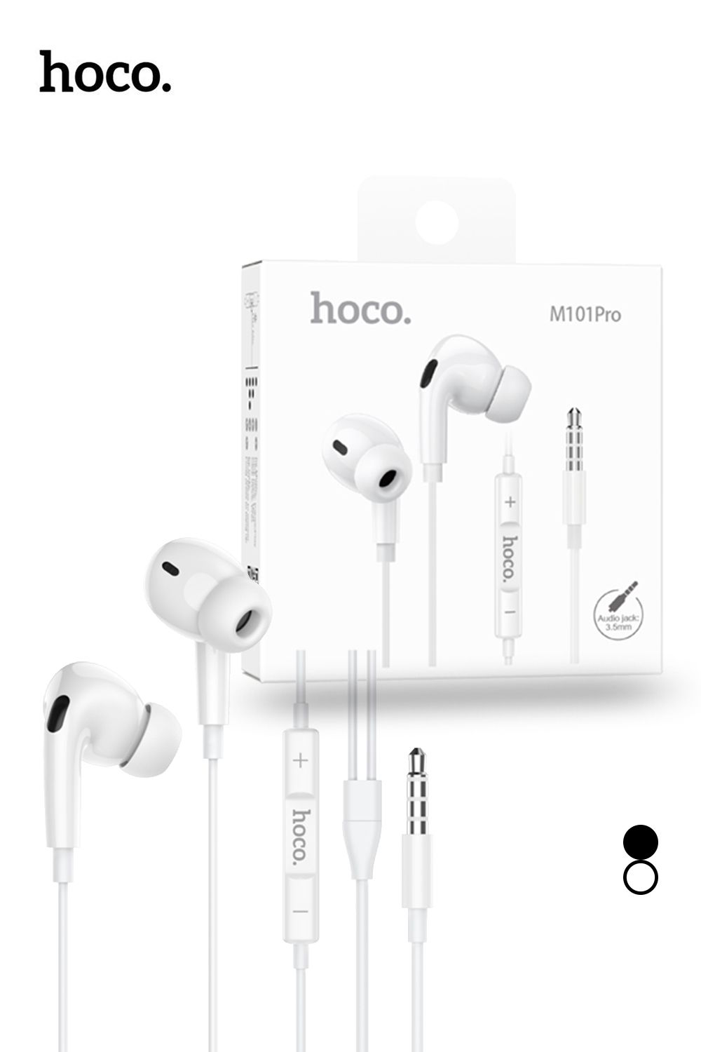 Hoco M101 PRO Crystal 3.5mm Earphones