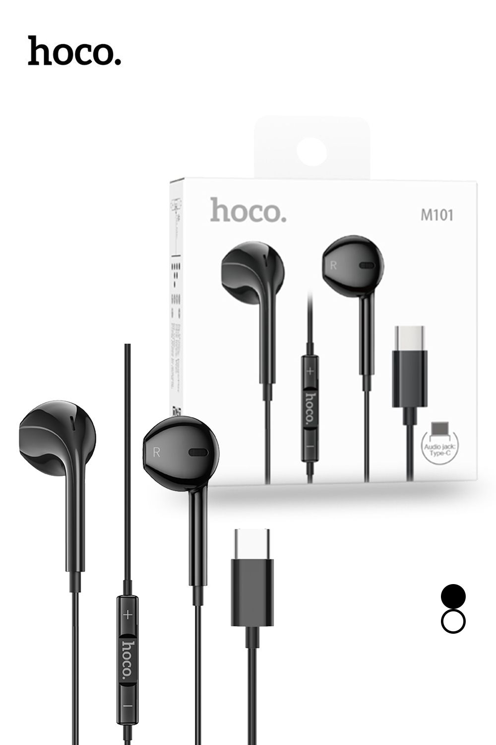 Hoco M101 Crystal USB-C Earphones