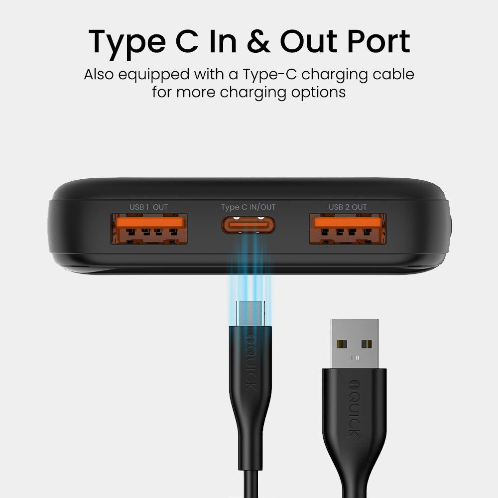 iQuick POWER SQUARE 0 Digital Display Power Bank 10000mAh 22.5W