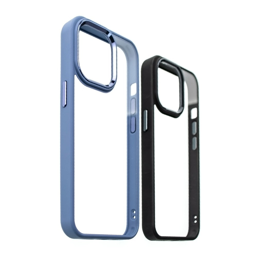 Metal Camera Lens Protection Clear PC Shockproof Case Cover for iPhone 13