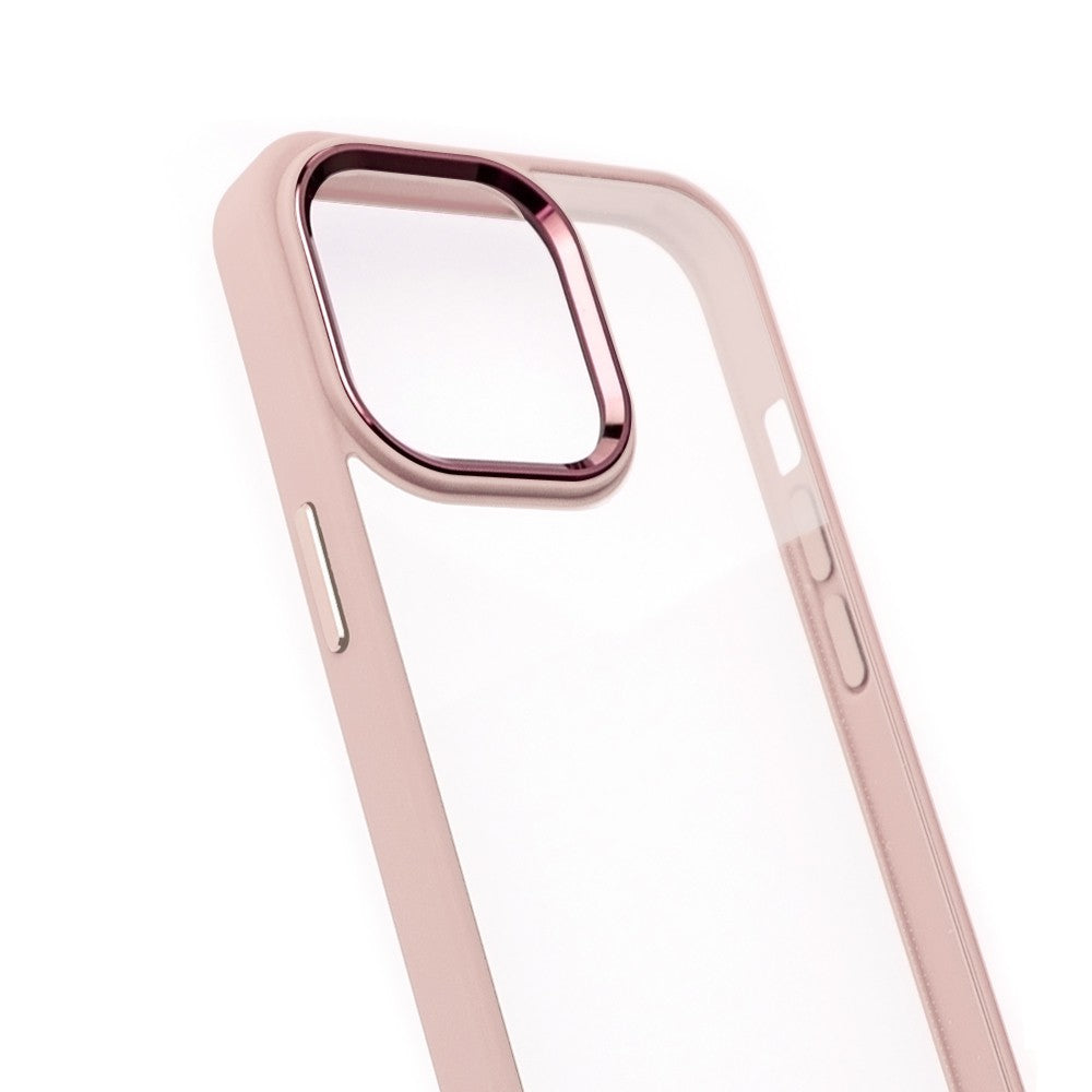 Metal Camera Lens Protection Clear PC Shockproof Case Cover for iPhone 13