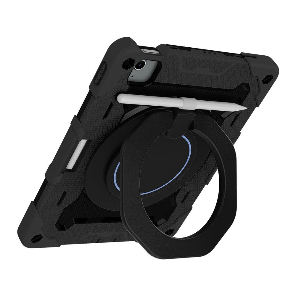 Armor Shockproof Handle Ring Rotation Case Cover for iPad Air 13 (2024) / Air 13 (2025)