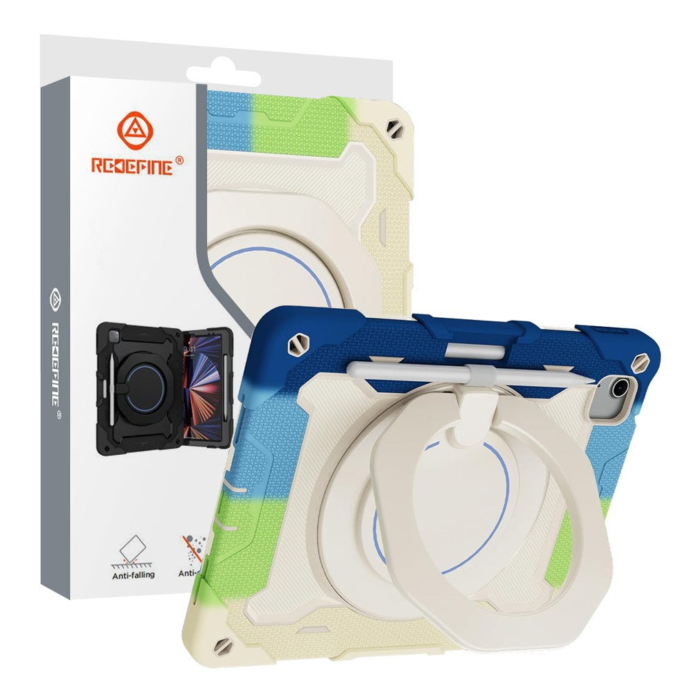 Armor Shockproof Handle Ring Rotation Case Cover for iPad Air 11 (2024) / iPad Air 11 (2025)