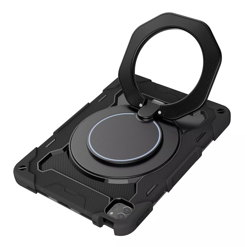 Armor Shockproof Handle Ring Rotation Case Cover for iPad Pro 11 (2018) / (2020) / (2021) / (2022) / Air (2020) / Air (2022)
