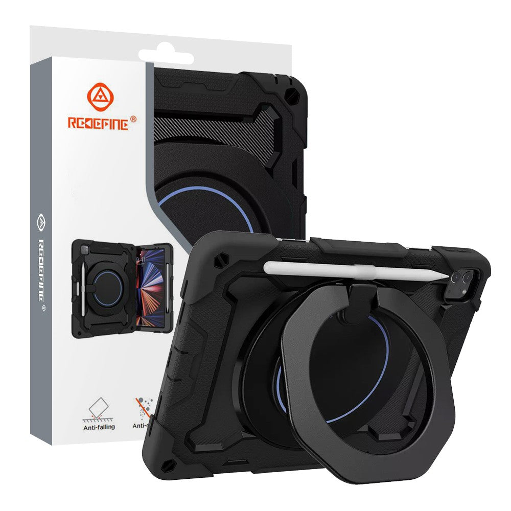 Armor Shockproof Handle Ring Rotation Case Cover for iPad Pro 12.9 (2018) / (2020) / (2022)