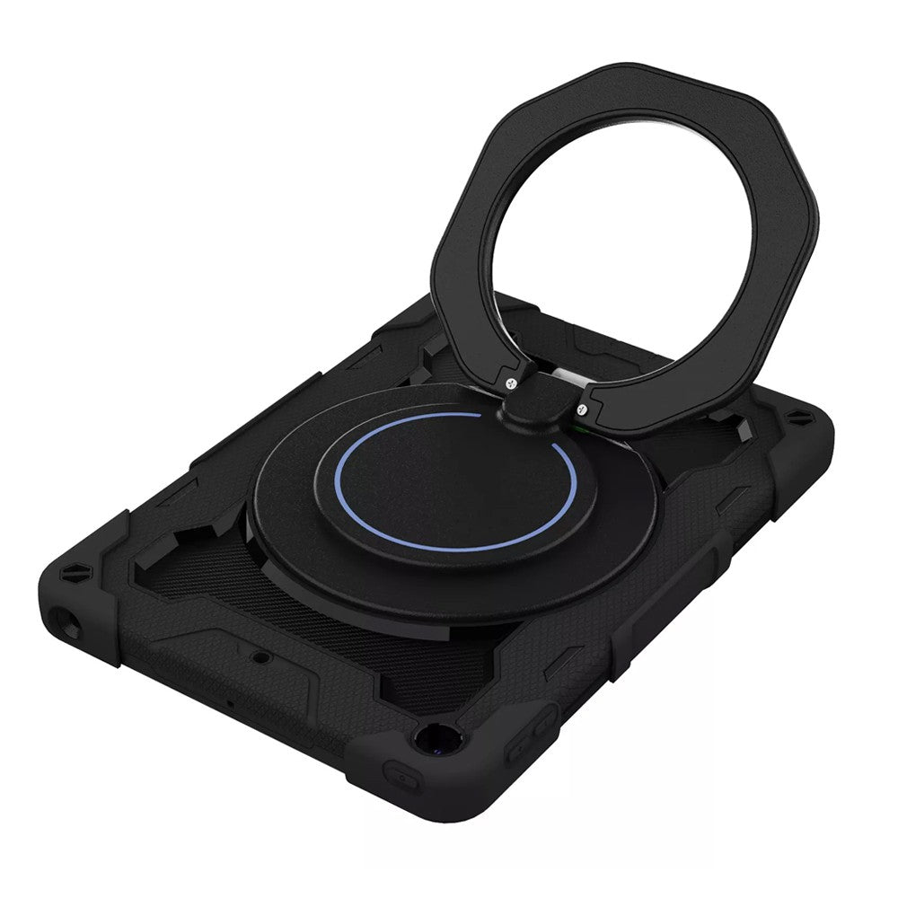Armor Shockproof Handle Ring Rotation Case Cover for iPad 10.2 (2019) / (2020) / (2021) (No Pen Slot)