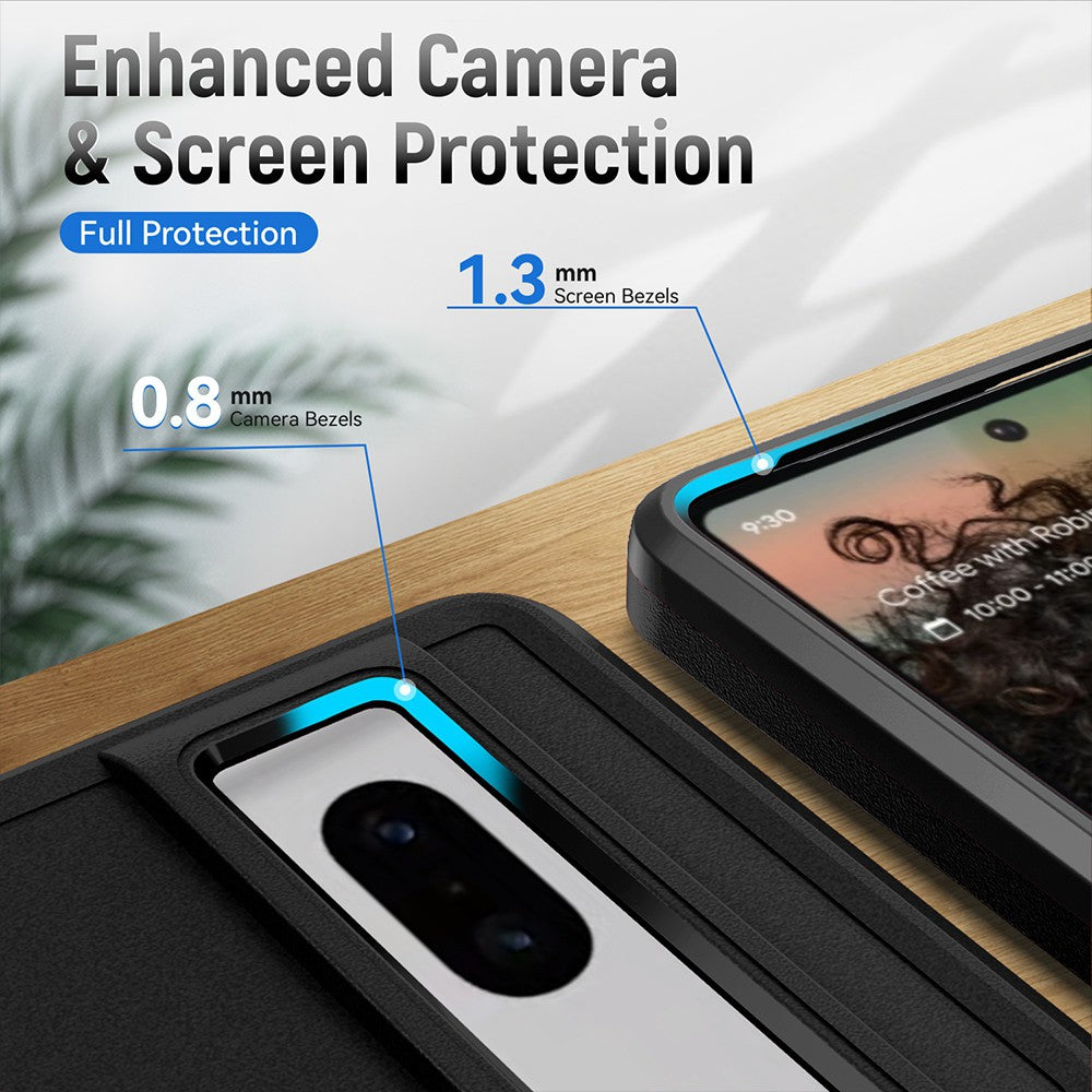 Dual Layer Shockproof Case Cover for Google Pixel 7-Black