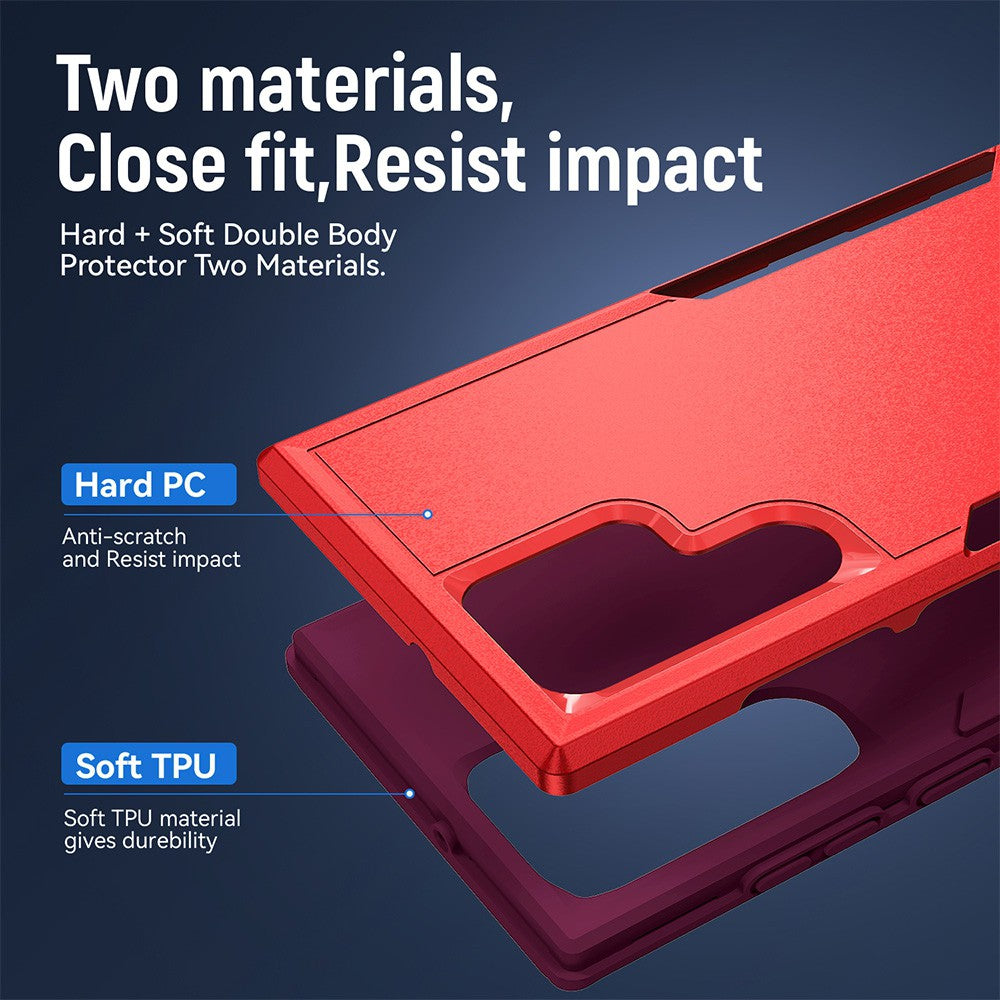 Dual Layer Shockproof Case Cover for Samsung Galaxy S22 Ultra