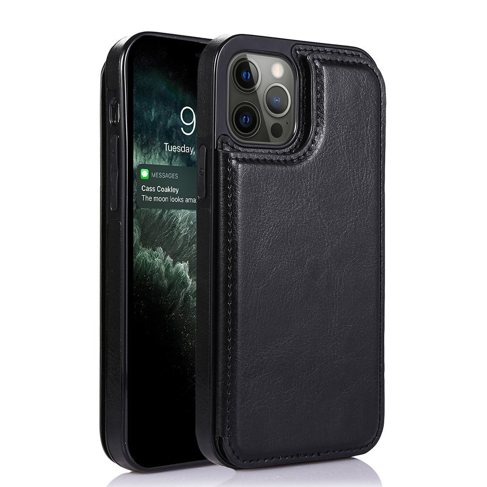 Back Flip Leather Wallet Cover Case for iPhone 15 Pro
