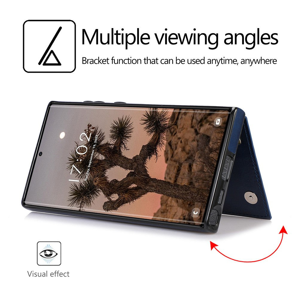 Back Flip Leather Wallet Cover Case for Samsung Galaxy S23 Ultra