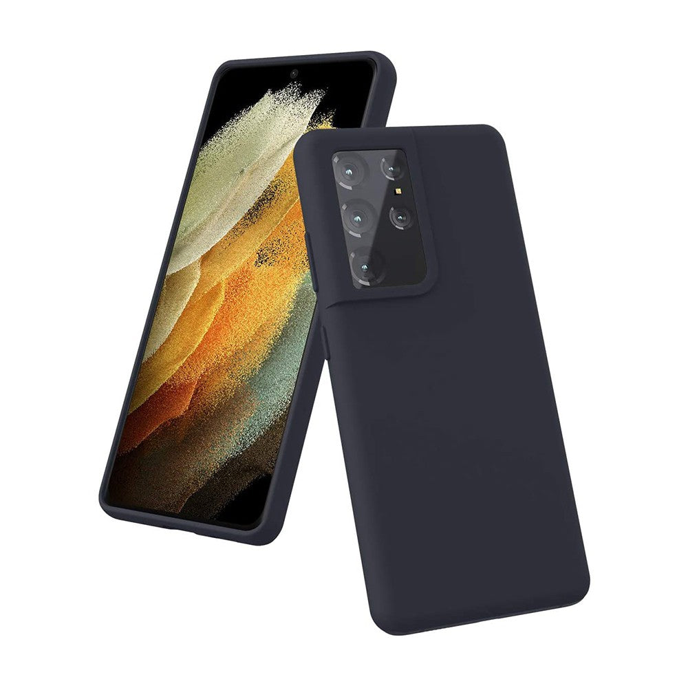 Liquid Silicone Case Cover for Samsung Galaxy S21 Ultra