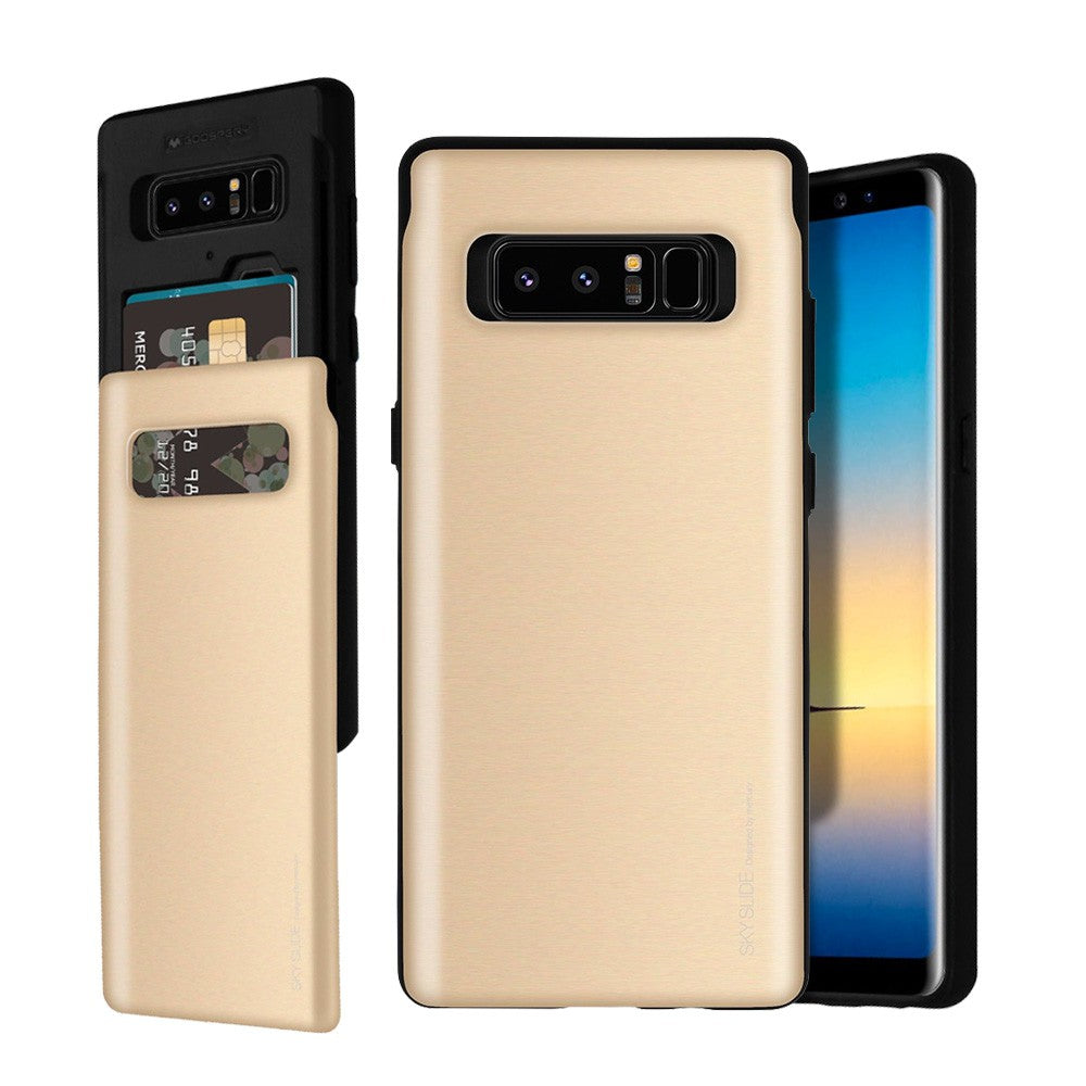 Mercury Sky Slide Bumper Cover Case for Samsung Galaxy Note 8