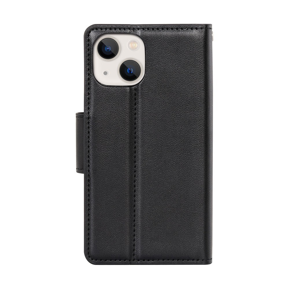 Hanman PU Flip Leather Wallet Cover Case for iPhone 13 / 14