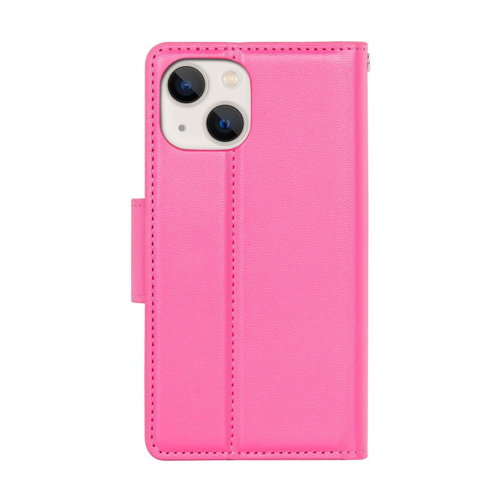 Hanman PU Flip Leather Wallet Cover Case for iPhone 14 Plus