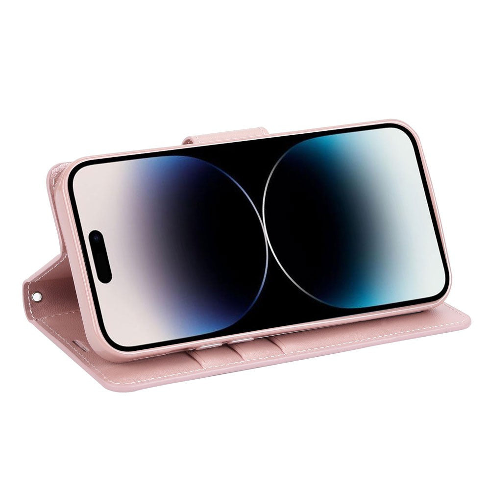 Hanman PU Flip Leather Wallet Cover Case for Samsung Galaxy S25 Edge