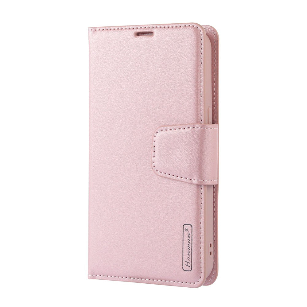 Hanman PU Flip Leather Wallet Cover Case for iPhone 14 Plus