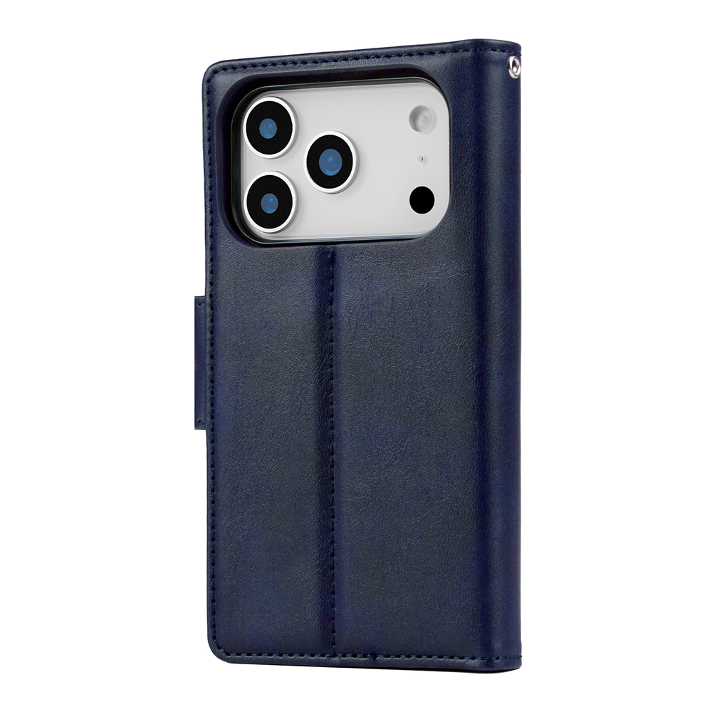 Hanman 2 in 1 Detachable Magnetic Flip Leather Wallet Cover Case for iPhone 17 Pro Max