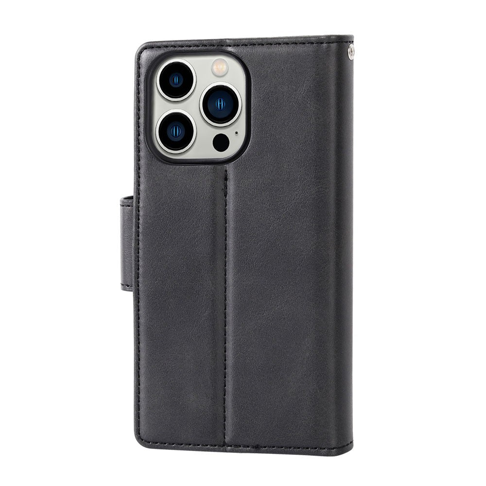 Hanman 2 in 1 Detachable Magnetic Flip Leather Wallet Cover Case for iPhone 14 Pro