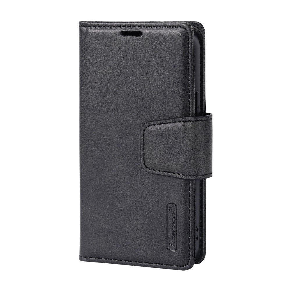Hanman 2 in 1 Detachable Magnetic Flip Leather Wallet Cover Case for iPhone 14 Plus