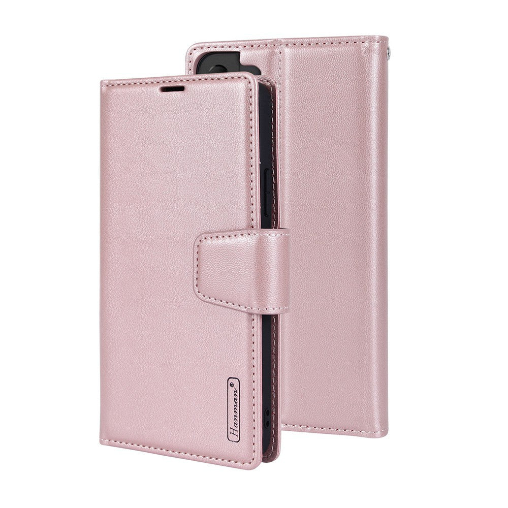 Hanman 2 in 1 Detachable Magnetic Flip Leather Wallet Cover Case for Samsung Galaxy S24 / S25