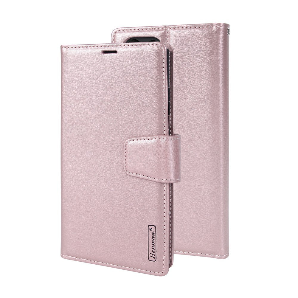 Hanman 2 in 1 Detachable Magnetic Flip Leather Wallet Cover Case for Samsung Galaxy S24 Ultra